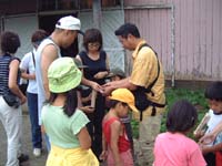 出来上がったフィールドスコープ。どんな模様が見えたのでしょうか?